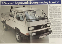 vw tristar syncro brochyre from sweden